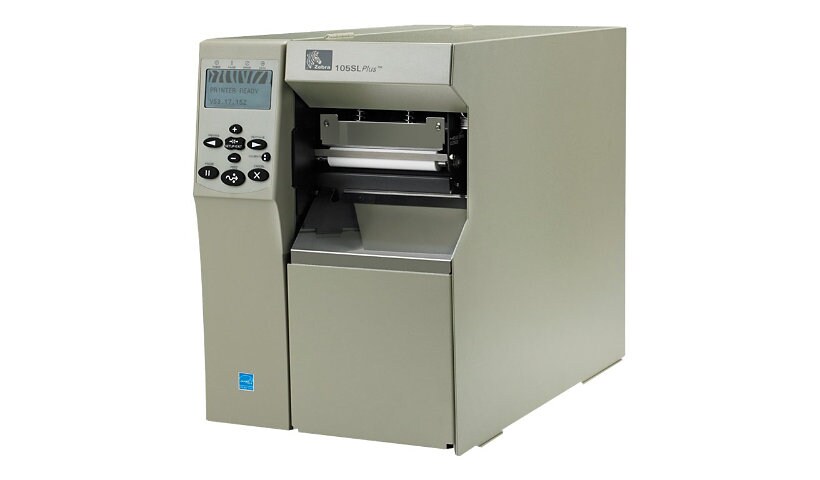Zebra 105SL Plus - label printer - B/W - direct thermal / thermal transfer