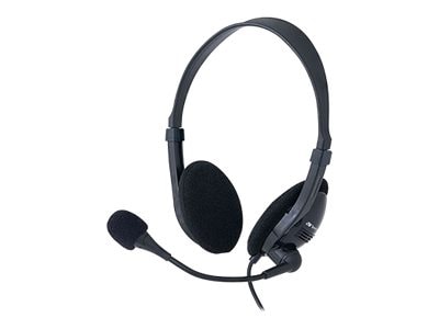 Verbatim Stereo Headset with Microphone and In-Line Remote