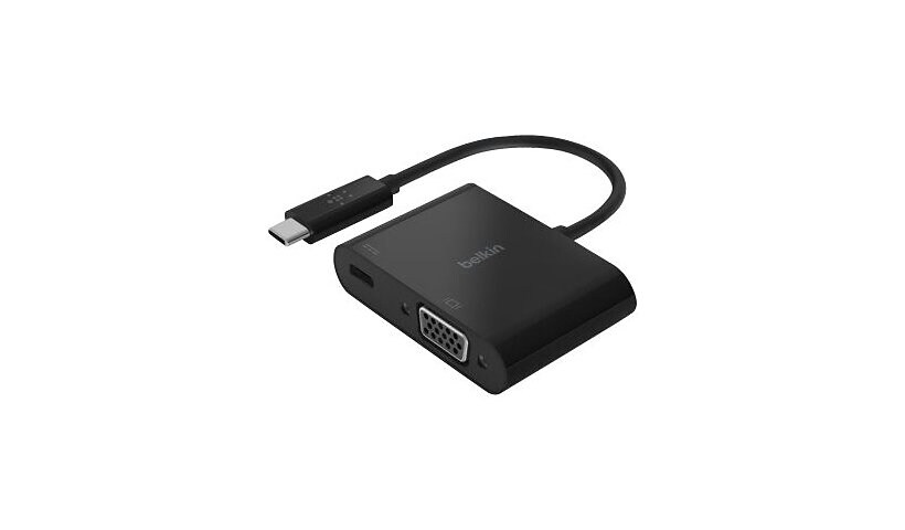 Belkin USB-C to VGA + Charge Adapter - adapter - VGA / USB