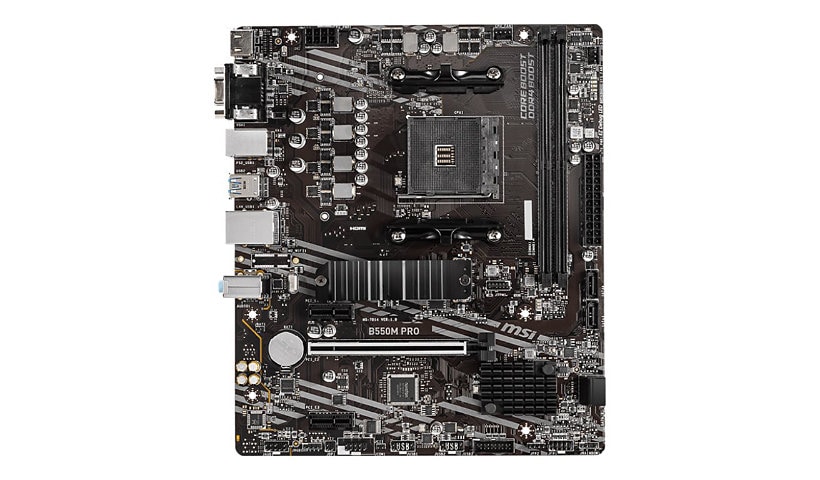 MSI B550M PRO - motherboard - micro ATX - Socket AM4 - AMD B550