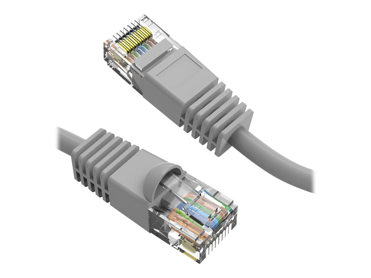 Axiom Cat6 550 MHz Snagless Patch Cable - patch cable - 50 ft - gray