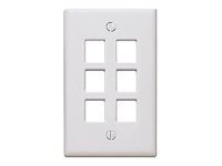 Leviton QuickPort Single-Gang - mounting plate