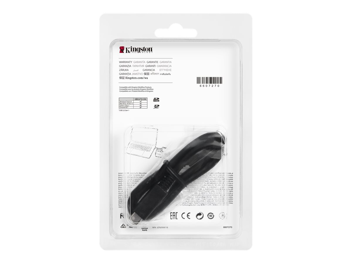 Thumbnail 6 of 6 for Kingston Workflow - card reader - USB-C 3.2 Gen 1