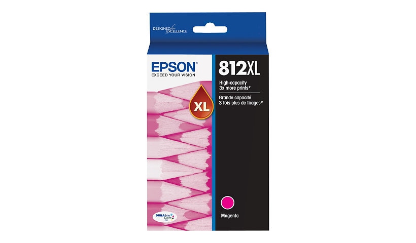 Epson 812XL - High Capacity - magenta - original - ink cartridge