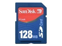 SanDisk - flash memory card - 128 MB - SD