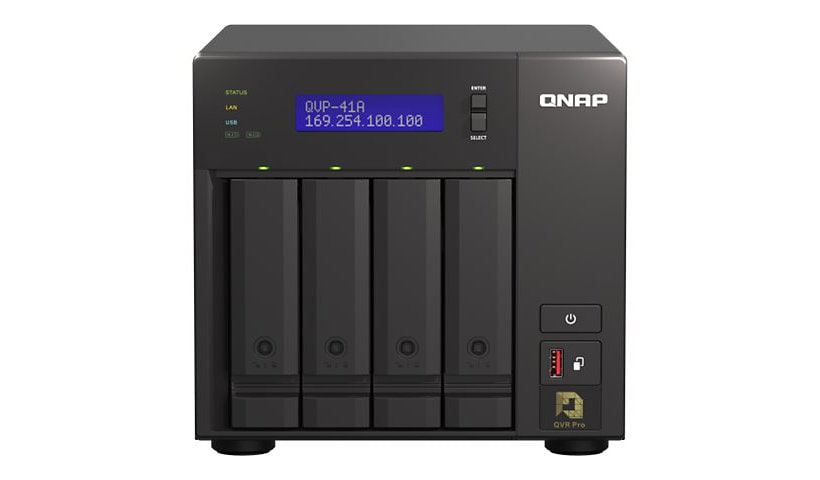 QNAP QVP-41A - standalone NVR - 24 channels