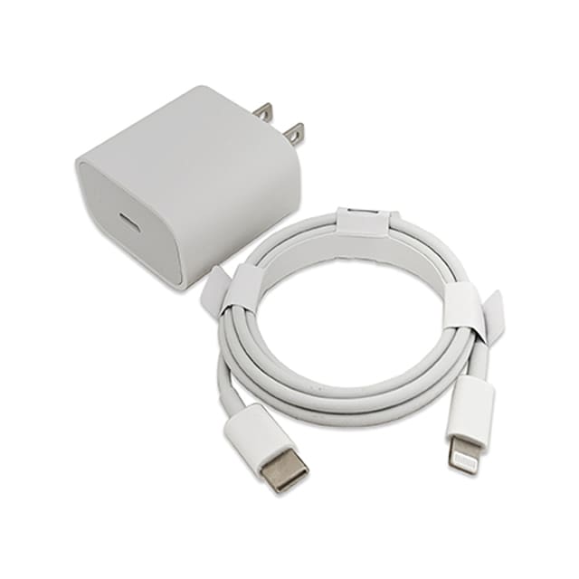 Total Micro Adapter w/Cable, Apple iPhone, iPad - 20W USB-C to Lightning