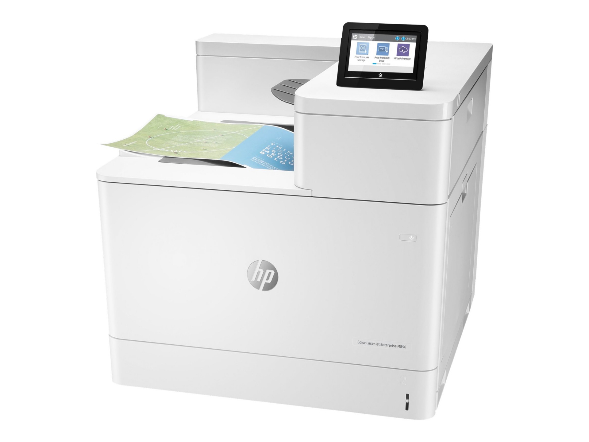 HP LaserJet Enterprise M856 M856dn Desktop Laser Printer - Color