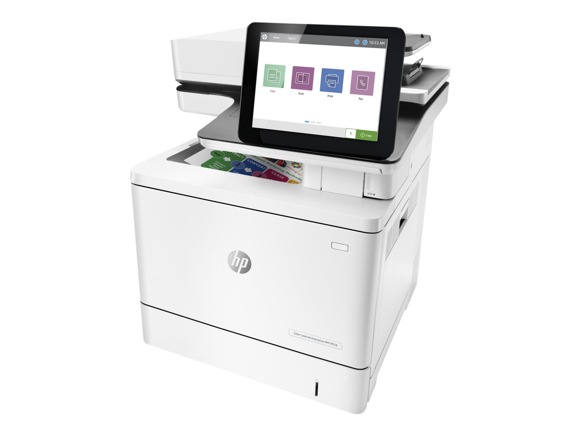 HP Color LaserJet Enterprise MFP M578f - multifunction printer - color