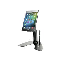 CTA Dual Security Kiosk Stand with Locking Case & Cable - stand - for table