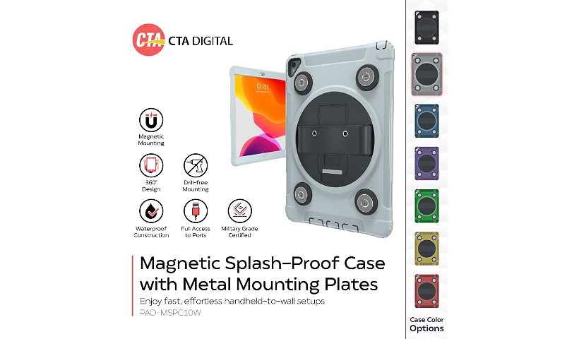 CTA Magnetic Splash-Proof Case - protective case for tablet