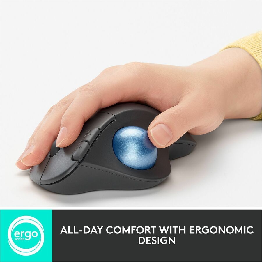 Thumbnail 3 of 11 for Logitech ERGO M575 Wireless Trackball Mouse - Easy Thumb Control, Precision and Smooth Tracking, Black