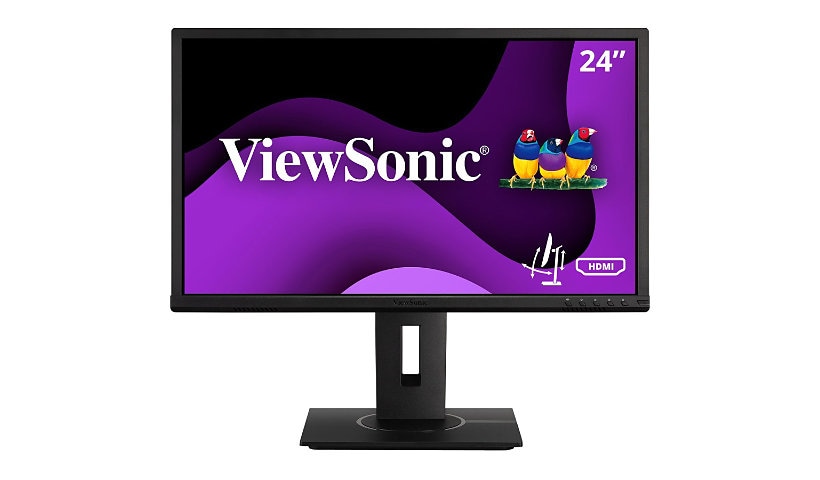 ViewSonic Ergonomic VG2440 - 1080p IPS Monitor with Integrate vDisplyManager HDMI DisplayPort VGA USB - 250 cd/m² - 24"