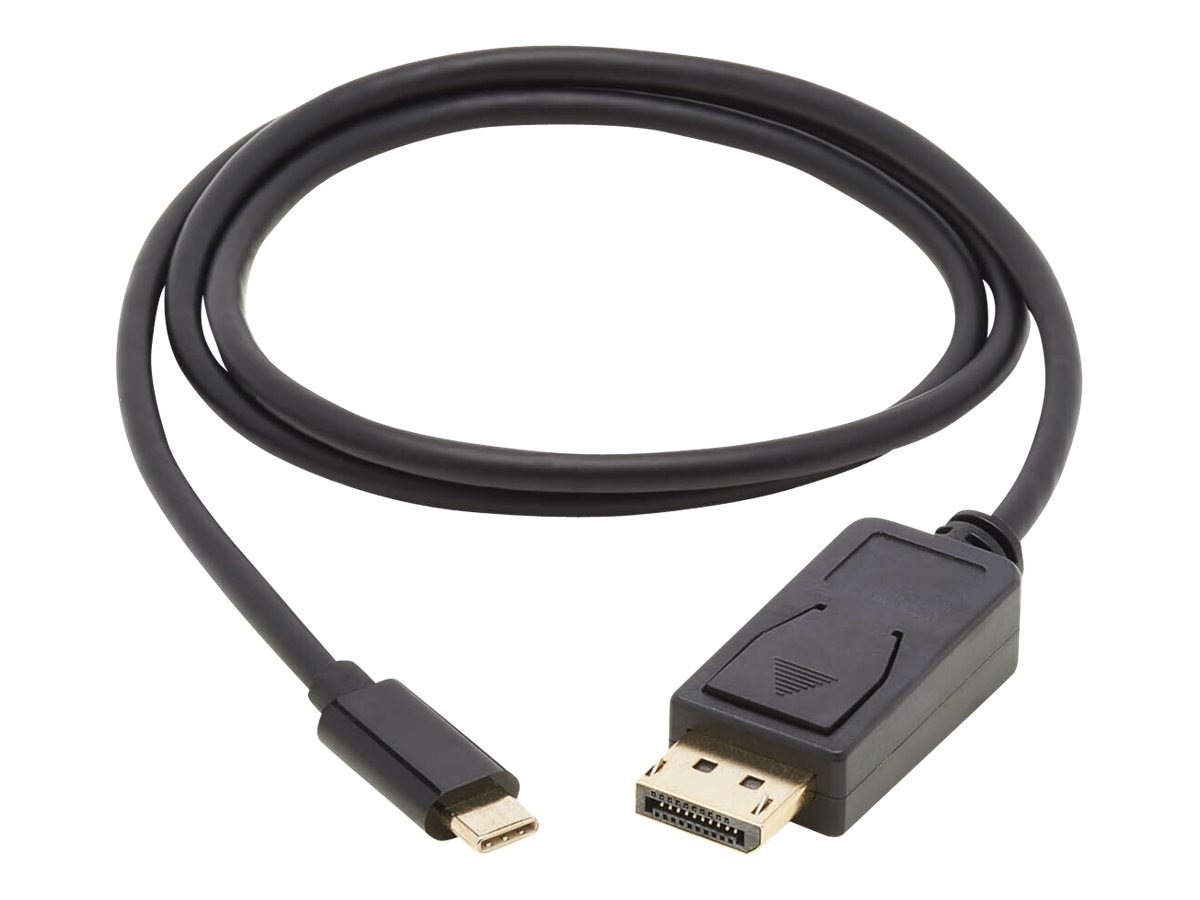 Tripp Lite USB C to DisplayPort Adapter Cable Bi-Directional 4K HDR M/M 3ft - DisplayPort cable - 24 pin USB-C to