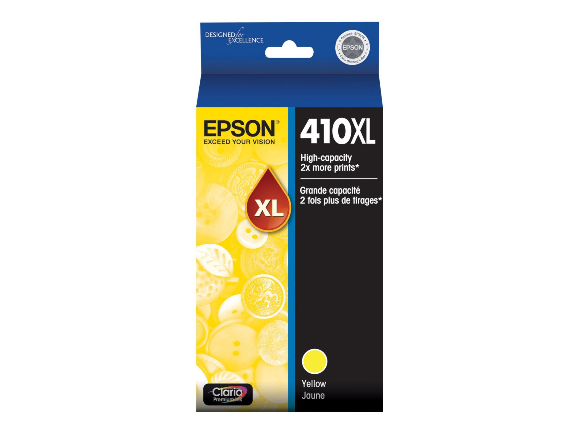 Epson 410XL with Sensor - XL - yellow - original - ink cartridge