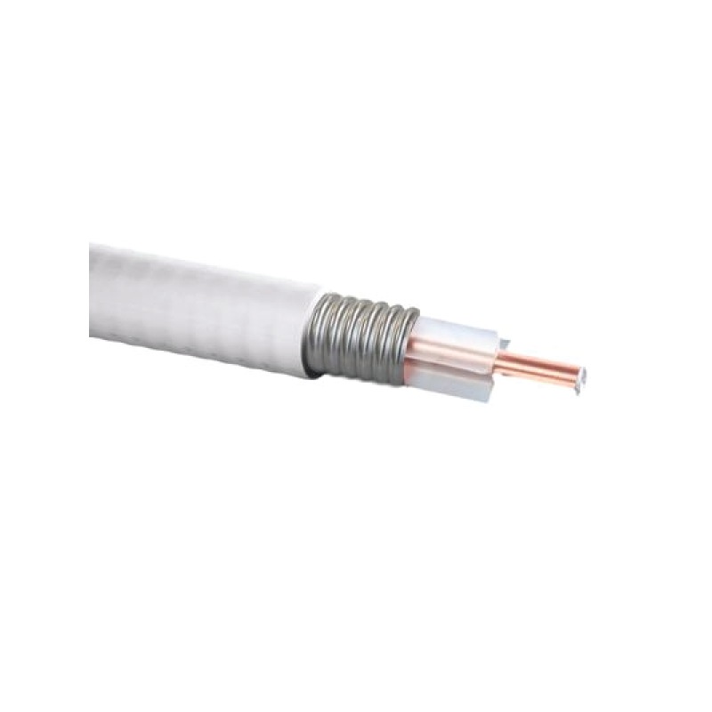 VisionTek Aluminum Plenum-Rated Air-Dielectric Coaxial Cable 1/2" Clear-Fill Line