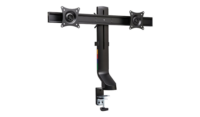 Kensington SmartFit Space-Saving Dual Monitor Arm kit de montage - inclinaison et rotation - pour 2 moniteurs - noir