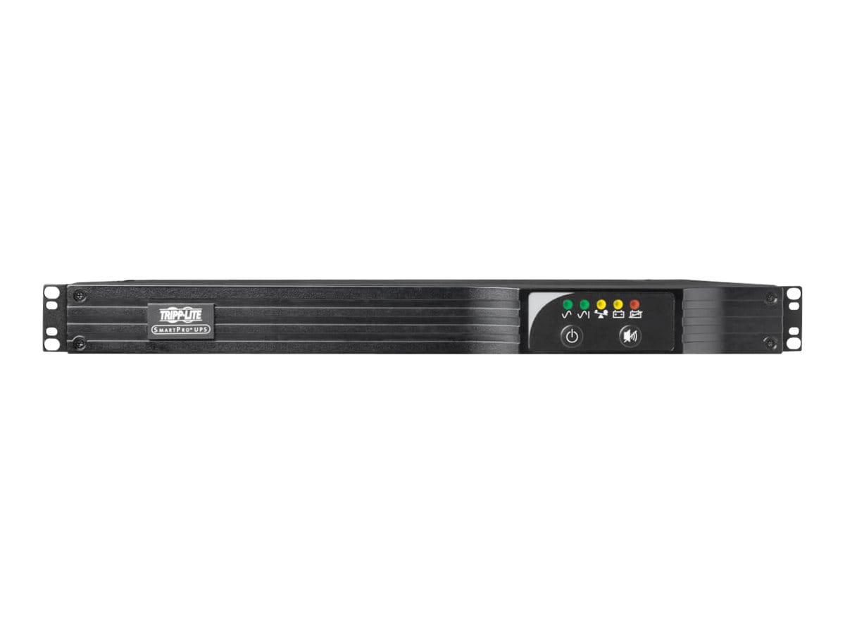 Tripp Lite UPS Smart 500VA 300W Rackmount AVR 120V USB DB9 SNMP 1URM