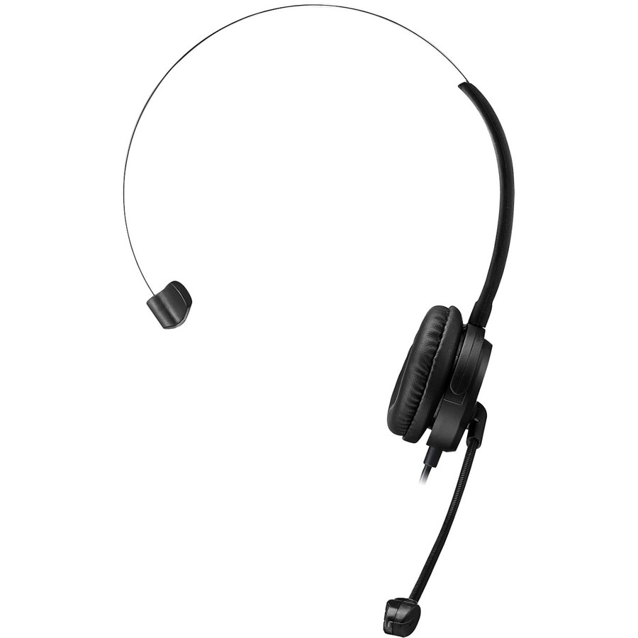 Adesso USB Single-Sided Headset with Adjustable Microphone- Noise Cancelling- Mono - USB - Wired - Over-the-head - 6 ft