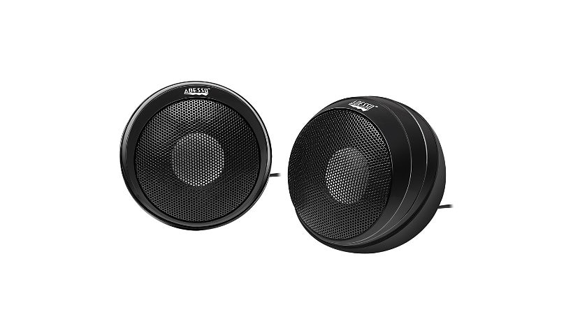 Adesso Xtream S4 USB-Powered Desktop Computer Speaker with Dynamic Sound - 5W x 2