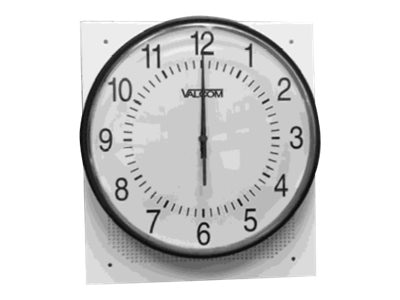 Valcom VIP-429A-A - clock - electronic - wall mountable - white