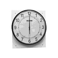 Valcom VIP-429A-A - clock - electronic - wall mountable - white