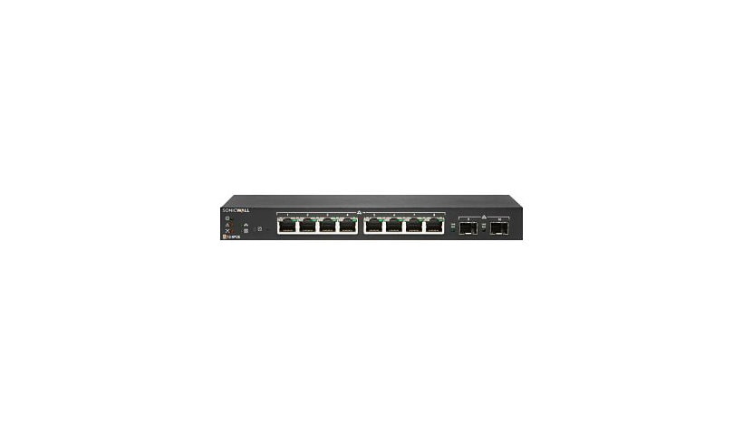 SonicWall Switch SWS12-8POE - switch - 10 ports - managed