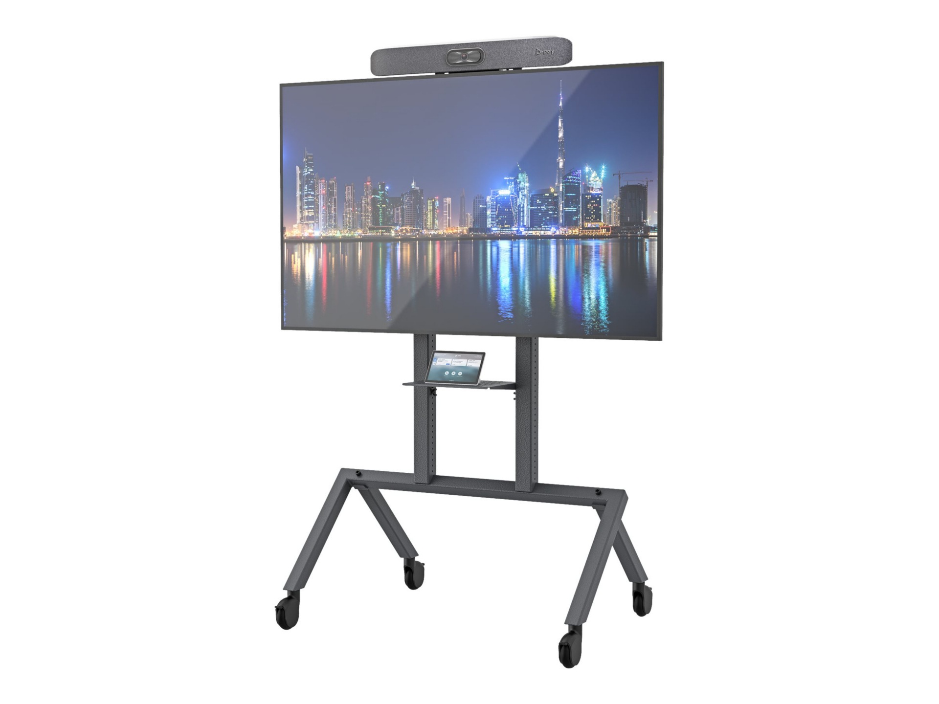 Heckler AV Cart Prime cart - for LCD display / video conferencing system - black gray