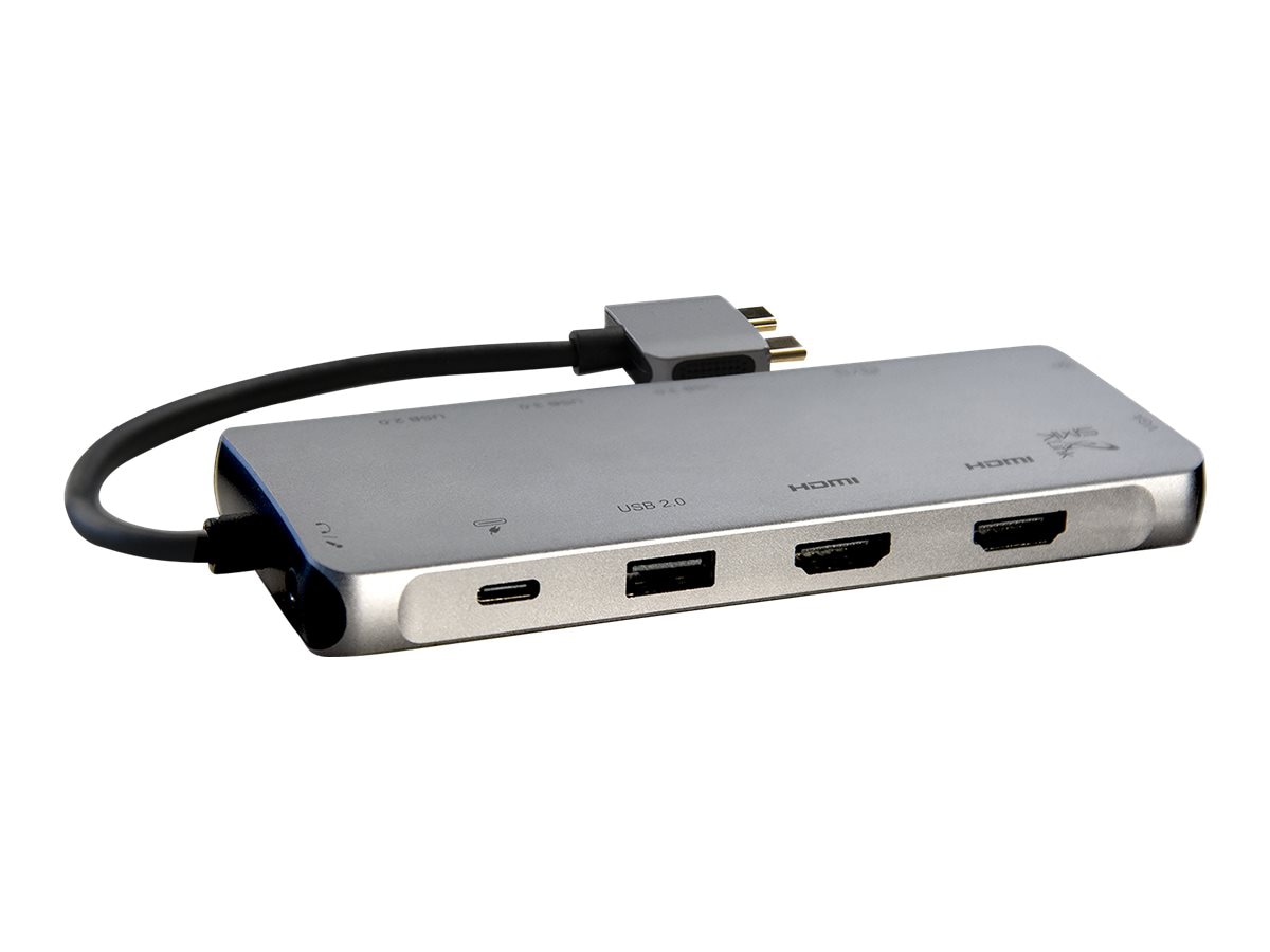 SMK-Link USB-C Dual 4K Multi-Stream Mini Docking Station for Apple MacBook