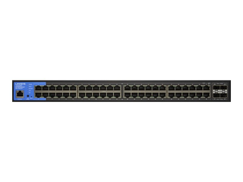 Linksys LGS352MPC - switch - 48 ports - smart - TAA Compliant