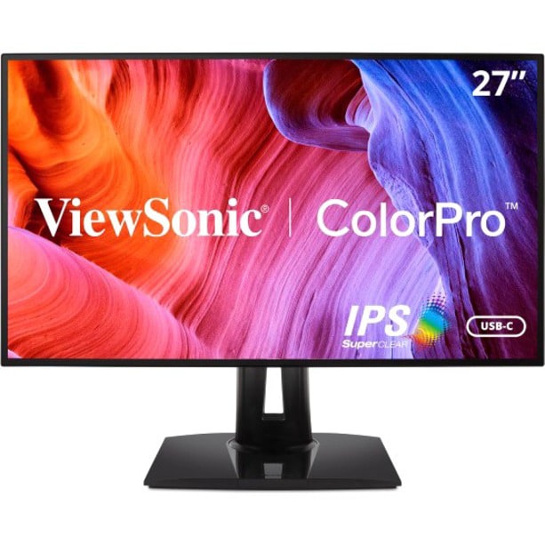 ViewSonic ColorPro VP2768a - 1440p Monitor with Ergonomics, 90W USB-C, RJ45, HDMI, Daisy Chain - 350 cd/m² - 27"