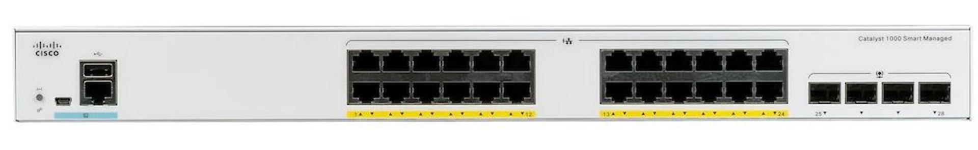 Cisco Catalyst 1000FE-24T-4G-L - switch - 24 ports - managed - rack-mountab