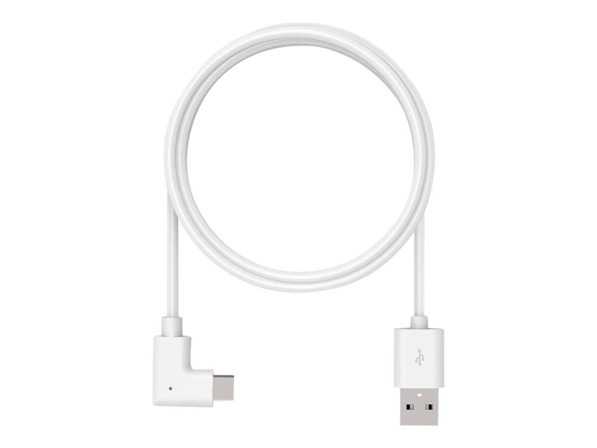 Compulocks 6ft 2.0 USB-A to 90-Degree USB-C Charging Cable Right Angle - USB-C cable - USB to 24 pin USB-C - 6 ft