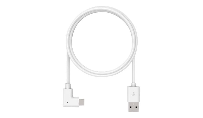 Compulocks 6ft 2.0 USB-A to 90-Degree USB-C Charging Cable Right Angle - USB-C cable - USB to 24 pin USB-C - 6 ft
