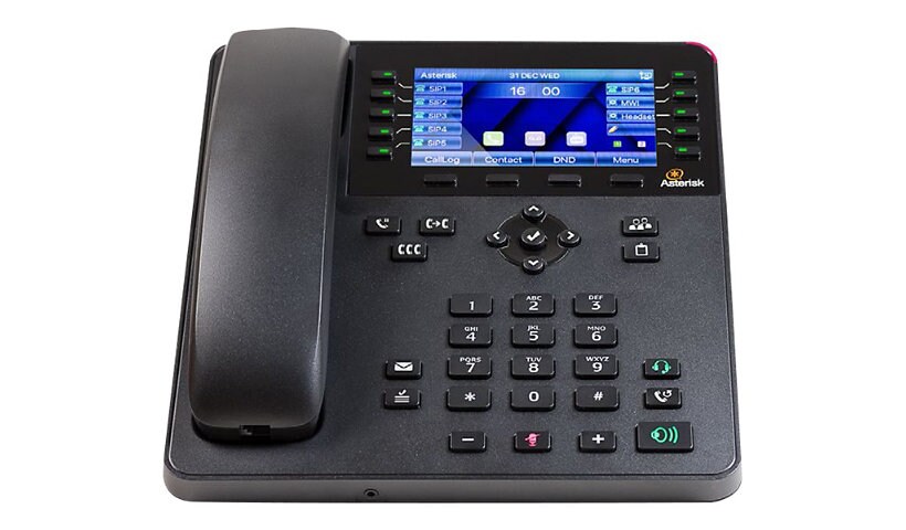 Digium A30 - téléphone VoIP avec ID d'appelant - (conférence) à trois capacité d'appel