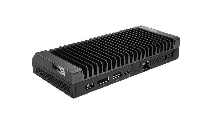 Lenovo ThinkCentre M75n IoT - nano - Athlon Silver 3050e 1.4 GHz - 4 GB - SSD 512 GB - English - with External I/O Box
