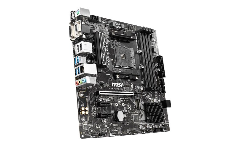 MSI B450M PRO VDH MAX Desktop Motherboard AMD B450 Chipset