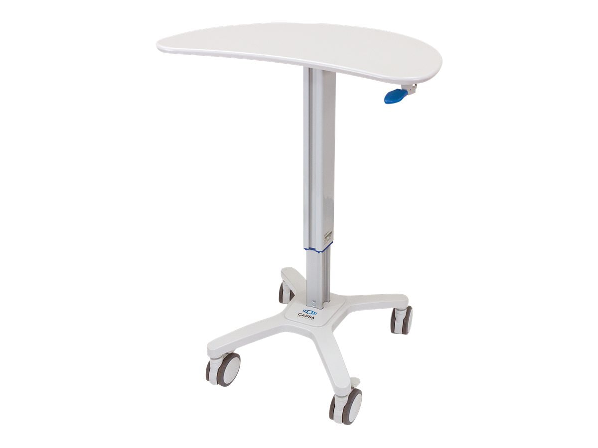 Capsa Healthcare Kidney Cart - sit/standing desk - kidney - fashion gray