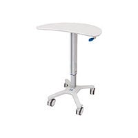 Capsa Healthcare Kidney Cart - sit/standing desk - kidney - fashion gray