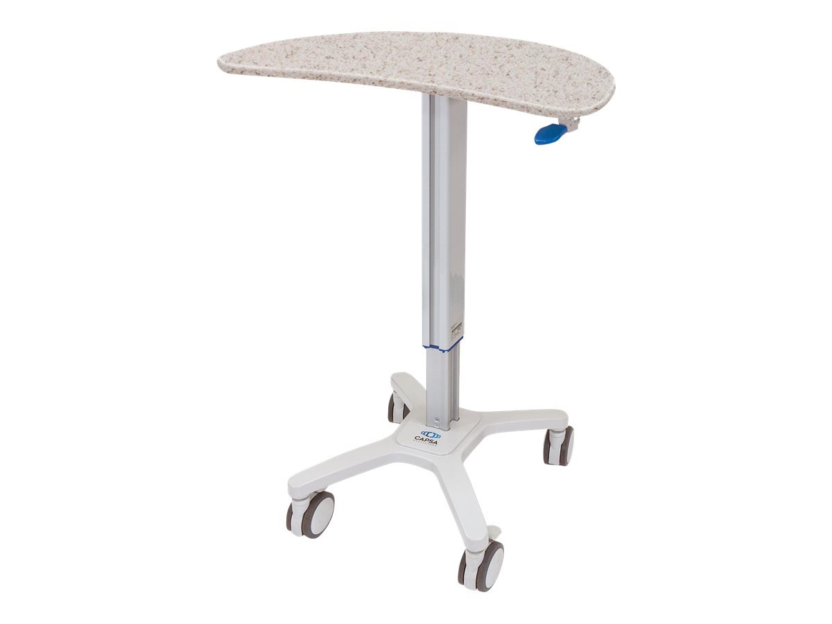 Capsa Healthcare Kidney Cart - sit/standing desk - kidney - concrete fiber