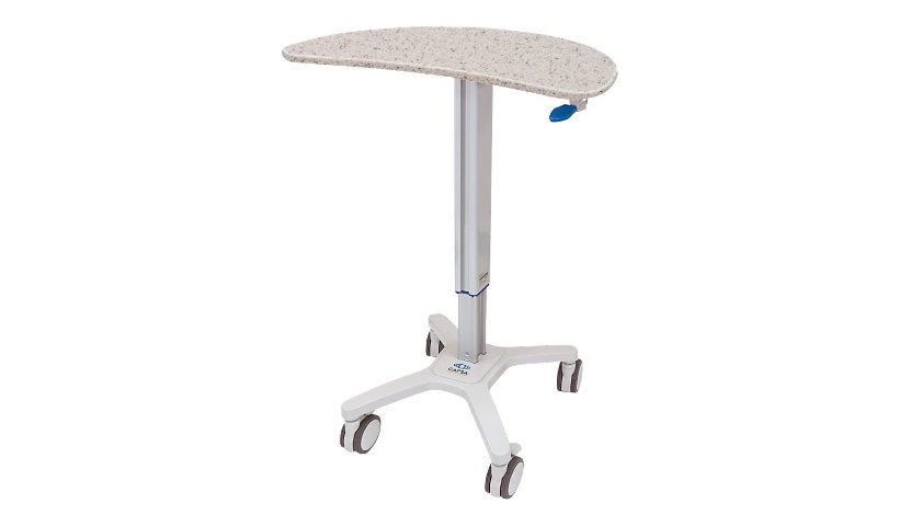 Capsa Healthcare Kidney Cart - sit/standing desk - kidney - concrete fiber
