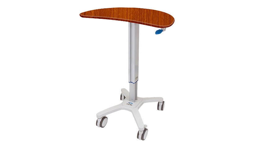 Capsa Healthcare Kidney Cart - sit/standing desk - kidney - haywood cherry