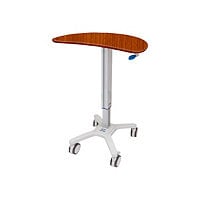 Capsa Healthcare Kidney Cart - sit/standing desk - kidney - haywood cherry