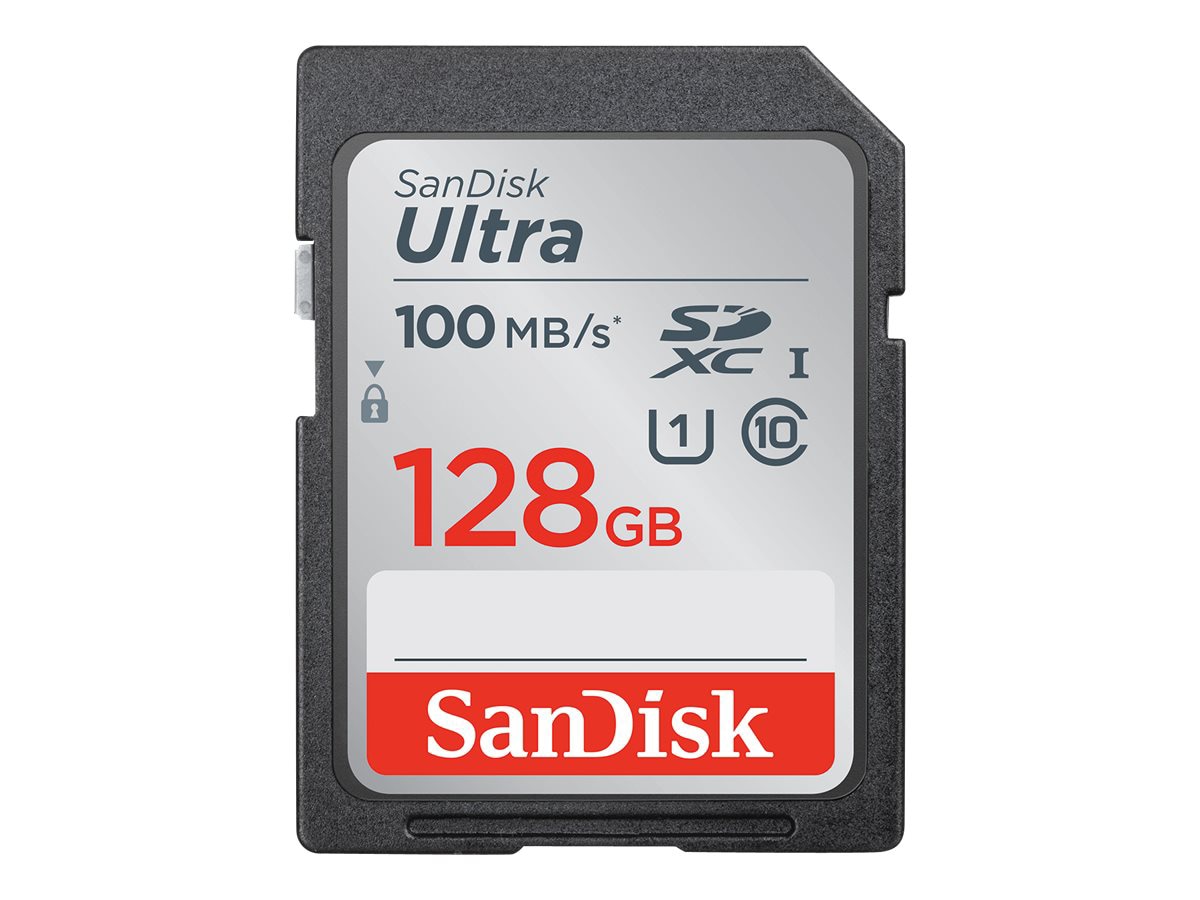 SanDisk Ultra - flash memory card - 128 GB - SDXC UHS-I