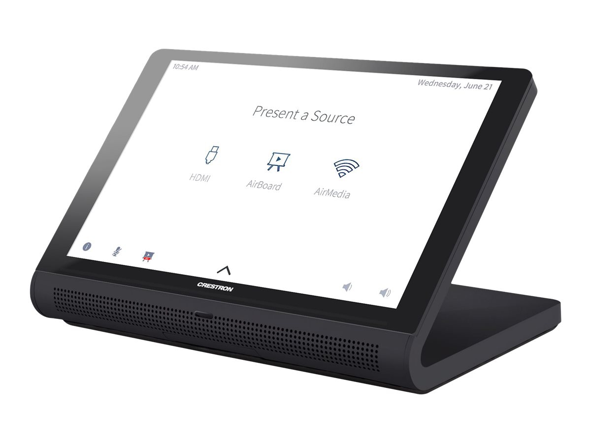 Crestron Touch Screen TS-770-B-S - control panel with touch screen - table top - Bluetooth, 802.11a/b/g/n/ac - smooth