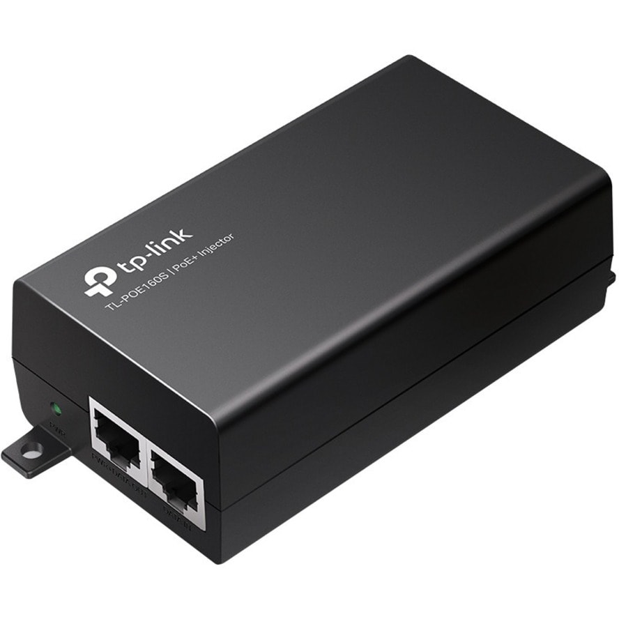 TP-LINK TL-PoE160S - 802.3at/af Gigabit PoE Injector - Non-PoE to PoE Adapt