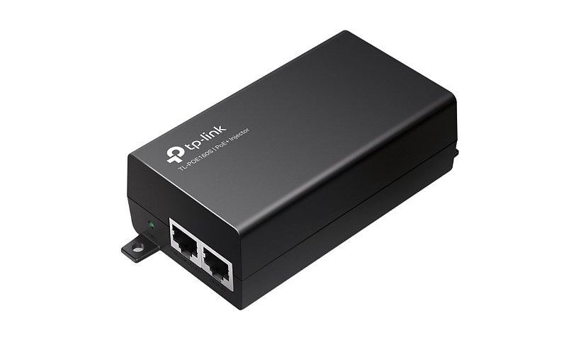 TP-LINK TL-PoE160S - 802.3at/af Gigabit PoE Injector - Non-PoE to PoE Adapter - Supplies PoE (15.4W) or PoE+ (30W) -