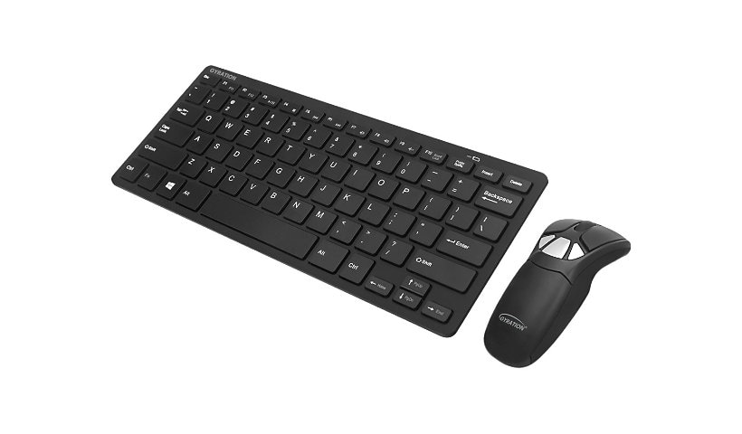 Gyration Air Mouse Go Plus With Compact Keyboard - keyboard and mouse set -