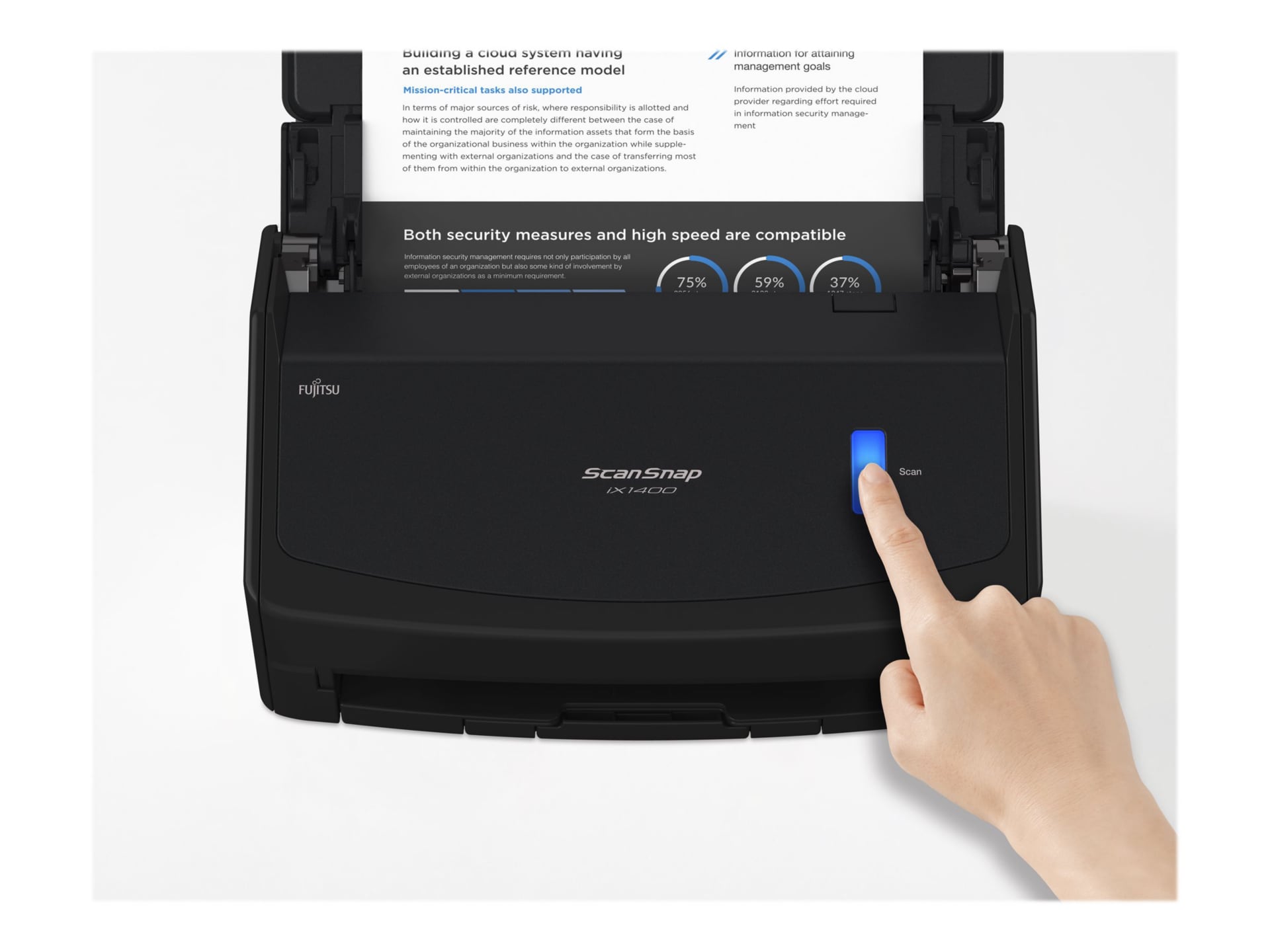 Thumbnail 5 of 6 for Ricoh ScanSnap iX1400 - document scanner - desktop - USB 3.2 Gen 1x1