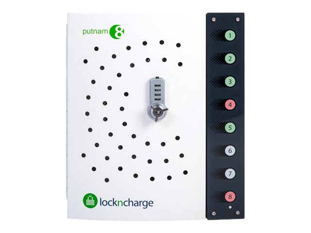 LocknCharge Putnam 8 Charging Station - Gen 2 - cabinet unit - for 8 tablets / cellular phones